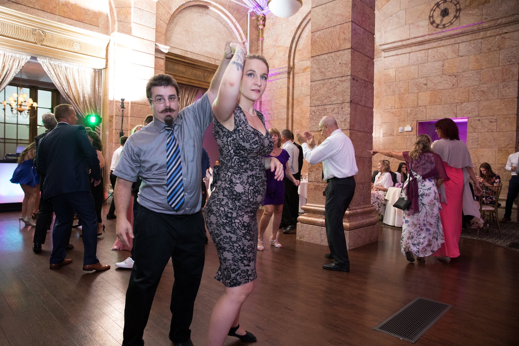 Tom dancing at a formal social